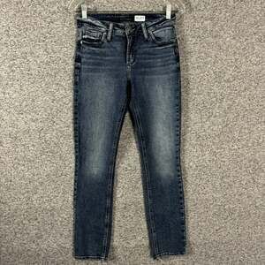 Silver Jeans Women’s Size 25/29 Elyse Straight Stretch Denim Jeans